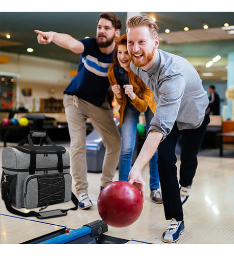 We Bolsa De Bolos Portátil Para 2 Bolas Con Almacenamiento