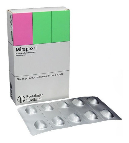 Mirapex/pexola 0.25 Mg 30 Comp