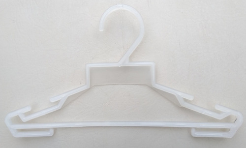 Imagen 2 de 4 de Lote 120 Gancho Natural Transparente 25cm Ropa Bebe Perro