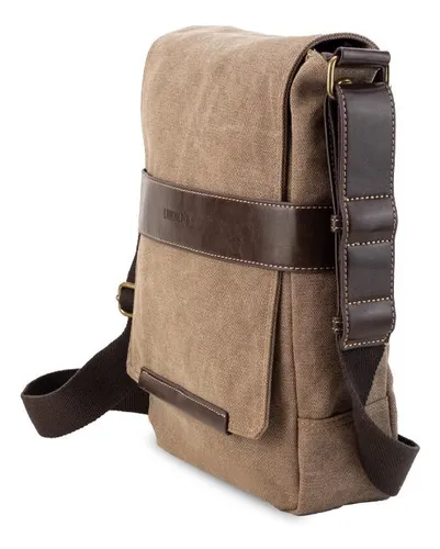 Matera canvas correa regulable hombre Lincoln´s Guinea color tostado