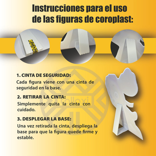 Figuras Cenicienta Base Rígida Kit 6 Pzas Coroplast
