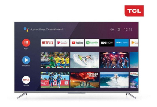 Imagem 1 de 3 de Smart Tv Tcl 65 P715 4k Uhd Android Com Comando De Voz