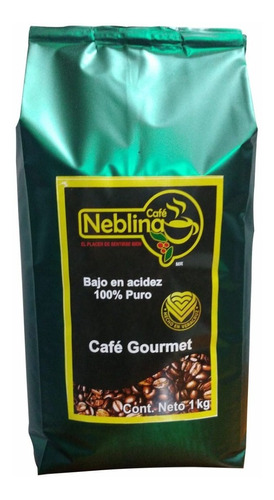 1kg De Café Gourmet Bajo En Acidez 100% Puro Descafeinado 