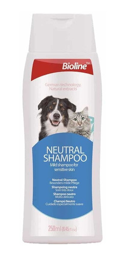 Bioline Shampoo Neutro Perro - Hipoalergenico Sensible 250ml