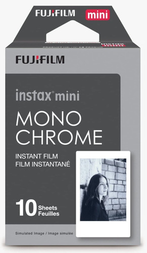 Imagen 1 de 2 de Pelicula Instantanea Monocroma Fujifilm Instaxmini