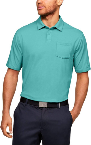 Polo De Golf Under Armour Charged Cotton Scramble Para Hombr