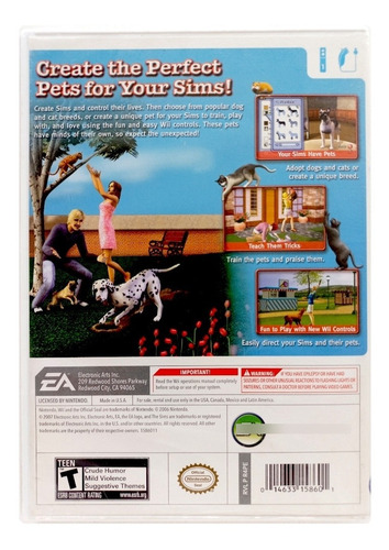 The Sims 2 Pets Nintendo Wii (Reacondicionado)