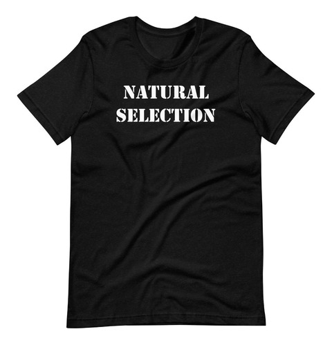 Playera Natural Selection. Seleccion Natural