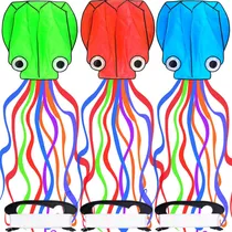 Comprar Octopus Kite Paquete De 3 Cometas Para Adultos Fáciles De En