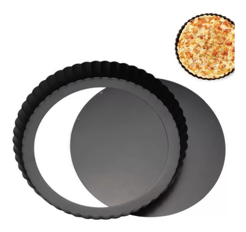 Molde Para Pizza Pie Rizado Antidherente Desmontable 32cm