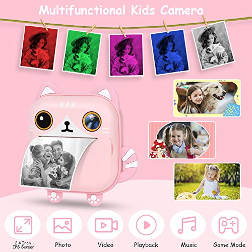 Cámaras Instantáneas Para Niños Ainiv, Cámara Digital Para N