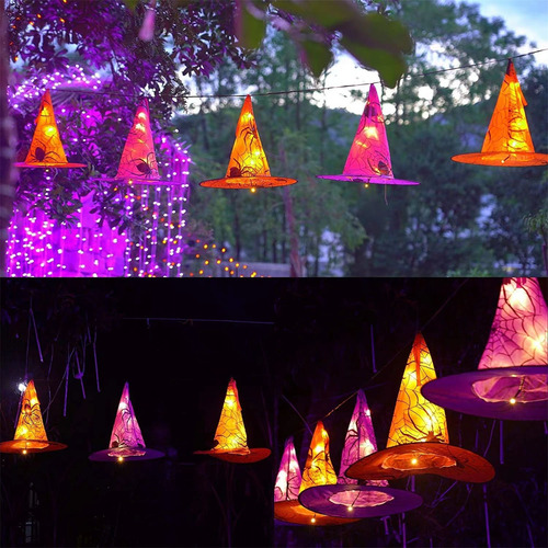 Decoración De Halloween N Night Light, 8 Unidades, Iluminada