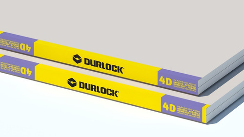 Placa Durlock 4d 12,5mm (2,40m X 1,20m)