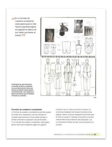Imagen 3 de 6 de Diseño De Moda Cuaderno De Bocetos / Sharon Rothman