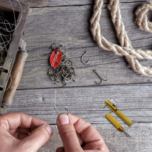 Herramienta Para Atar Nudos De Línea De Fishhook Tie Device
