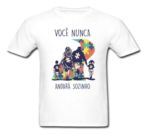 Camiseta Autismo Blusa Família Mãe Pai Autista Tshirt Filhos