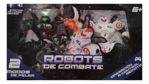 Robots De Combate 2 Modos De Pelea Luz Y Sonido Control