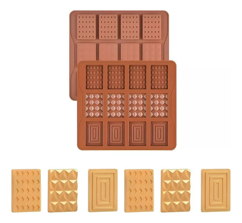 Set 2 Moldes Silicona Molde Chocolate Moldes Reposteria 12c  Insumos Reposteria Moldes De Chocolate Moldes Silicona Reposteria Pasteleriacl