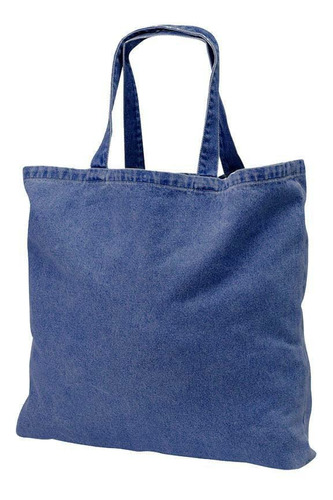 Bolso Tote Reutilizable De Algodón Denim (6 Pack)