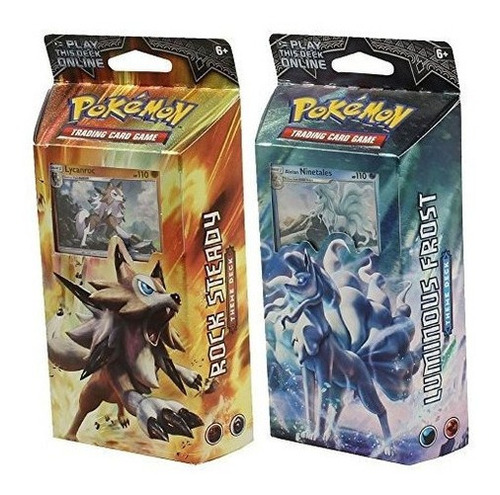 Ambas Temáticas De Pokémon Tcg Sol Y Luna Con Sombras