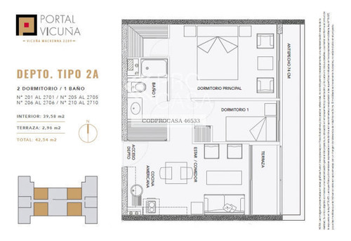 Departamento Celia Sola/diagonal Vicuña Mackenna