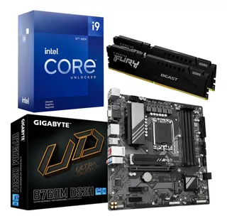 Kit Actualizacion B760 D5 + 32gb Ddr5 Intel Core I9 12900kf