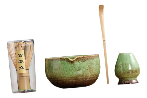 4x Accesorios De Té Japonés Matcha Para Preparar Y El