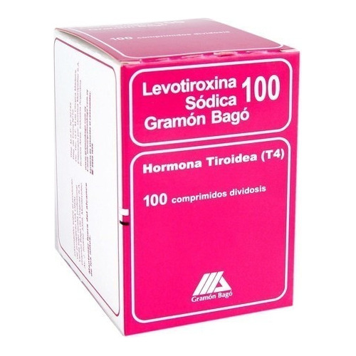 Levotiroxina 100mcg X 100 Comp - T4 Gramón Bagó