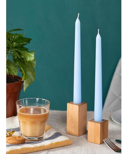 Velas Cónicas De 25 Cm Sin Goteo Ni Perfume