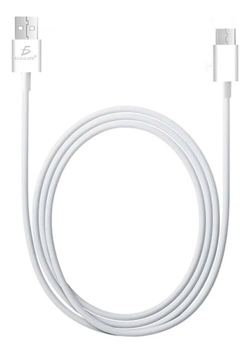 Cable 2 Metros Usb A Tipo C Carga Rápida Datos Protección Color Blanco