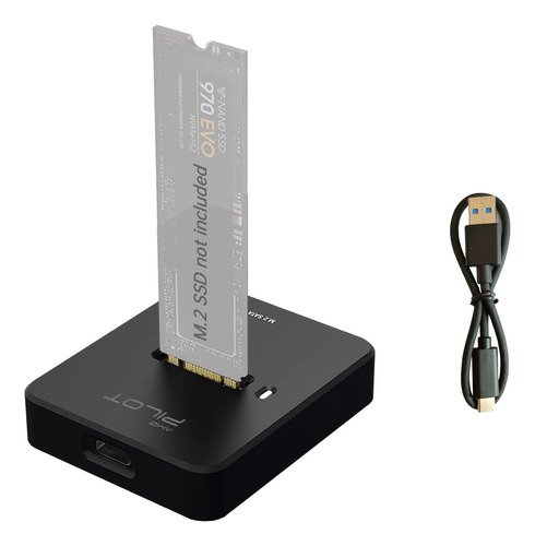 Amzpilot M.2 Nvme Y Sata A Usb C, Adaptador De Lector Ssd M.