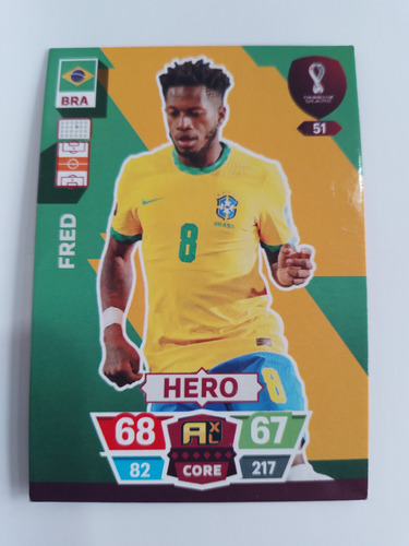 Brasil Cartas Adrenalyn Xl Qatar 2022 Panini Hero