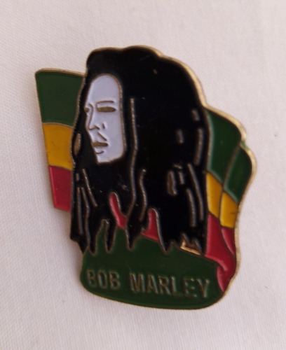 Prendedor Bob Marley Metálico