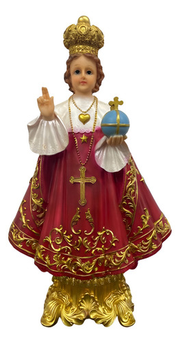 Imagem Menino Jesus De Praga 42 Cm Resina Cor Colorido