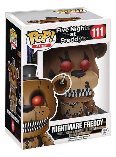Funko Nightmare Freddy 111 Five Nights At Freddy´s Games