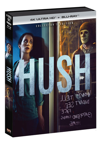 Movie Hush (2016) Edição De Colecionador 4k Ultra Hd + Blu-r
