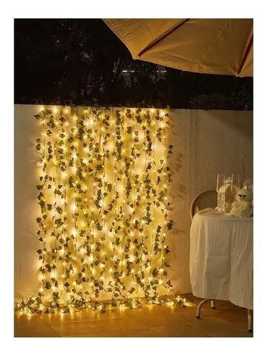 2024 Lámpara Solar Led Con Forma De Hoja De Arce Flora, 10 M