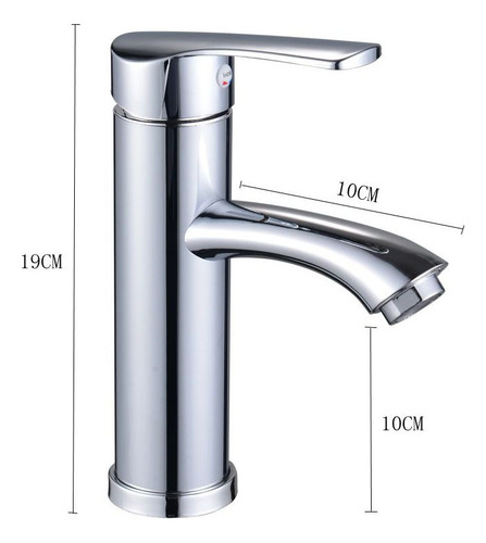 Llave Mezcladora Baja Monomando Para Lavabo Fregadero Grifo