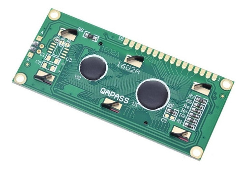 Display Lcd 16x2 Com Backlight Verde E Escrita Preta