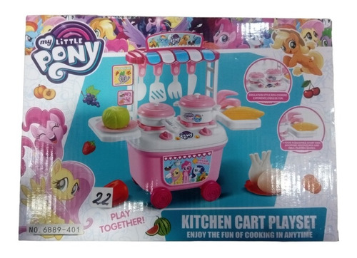 Cocina De Juguete Con Accesorios,cubiertos De My Little Pony