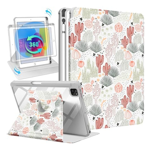 Uppuppy Para iPad Pro 12.9 Funda Folio Funda Con Lápiz Holde