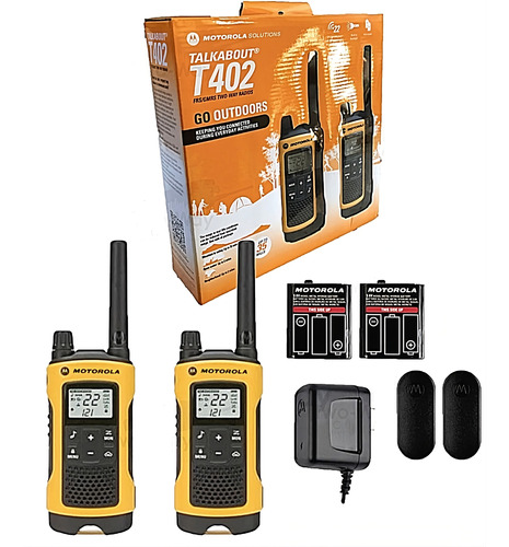 Radio Walkie Talkie Motorola Talkabout 35km T400pe Pack De 2