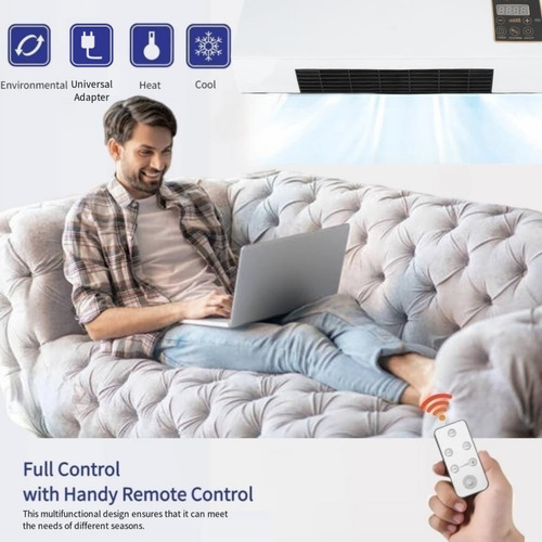 Calefactor Calentador De Aire Electrico Con Control De Pared