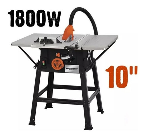 Sierra Circular De Mesa 1800w Gladiator Pro Sm710/3 + Regalo