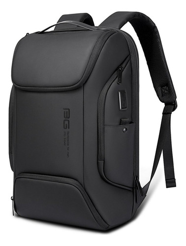 Mochila Masculina Bange Premium Para Notebook E Tablet Cor Preto