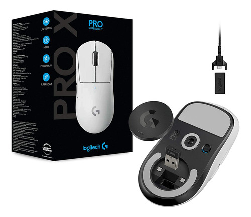Mouse Gamer Logitech Pro X Superlight Wireless 25k Blanco
