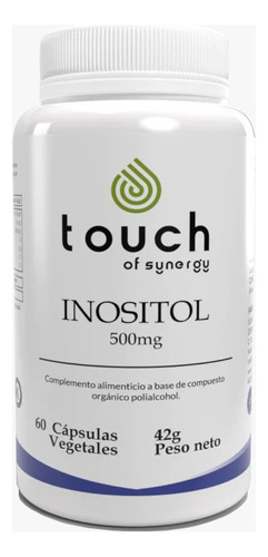 Inositol 500mg 60 Cap Vegetales Touch Of Synergy Sabor Sin Sabor