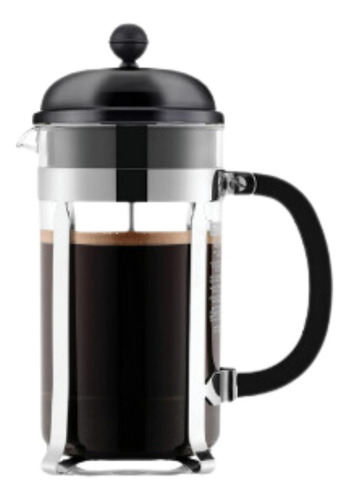 Cafetera Prensa Francesa 800ml, Vidrio Y Acero Inoxidable