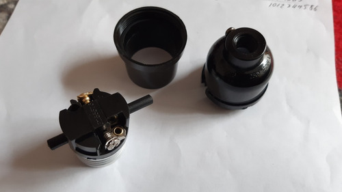 Imagen 2 de 4 de Portalampara Roseta Socket Con Interruptor Para Lampara