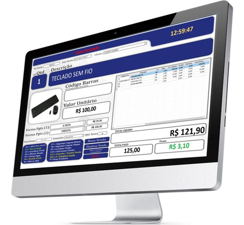 Imagem 1 de 10 de Sistema Vendas, Controle De Estoque, Caixa, Pdv, Clientes, Vendas A Prazo E Carnê, Smb Store, Completo, Promoção!